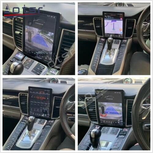 Car GPS Navigation For Porsche Panamera 2011-2016 Android Radio Multimedia Player 64G 4K Tesla Head UnitAuto Stereo Audio Screen