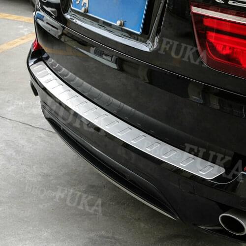 Car Rear Bumper Guard Protector Scuff Plate Cover Trim for BMW X5 E70 2007-2013