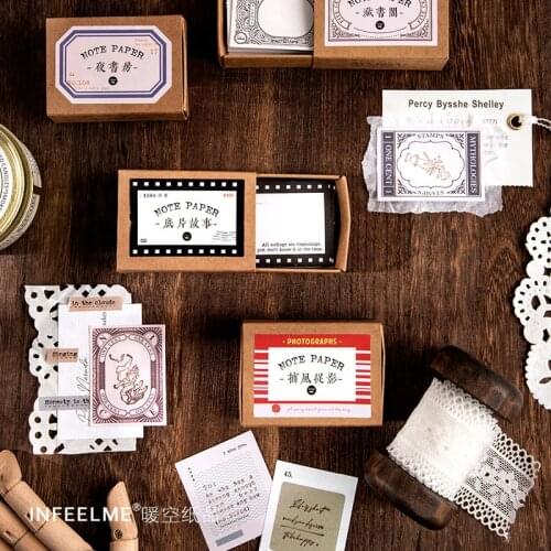 45 Pcs Vintage Journaling Diy Scrapbooking Material Paper Retro Old Time Memory Letter Sheet Music Diy Art Project Materials