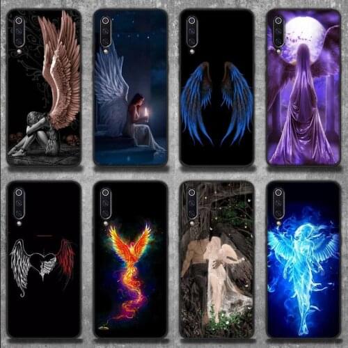 Angel Wings Phone Case for Xiaomi mi 6 6plus 6X 8 9SE 10 Pro mix 2 3 2s MAX2 note 10 lite Pocophone F1