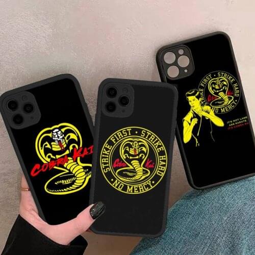 Cobra Kai Season 2 movie Phone Case matte transparent For iphone 7 8 11 12 plus mini x xs xr pro max cover