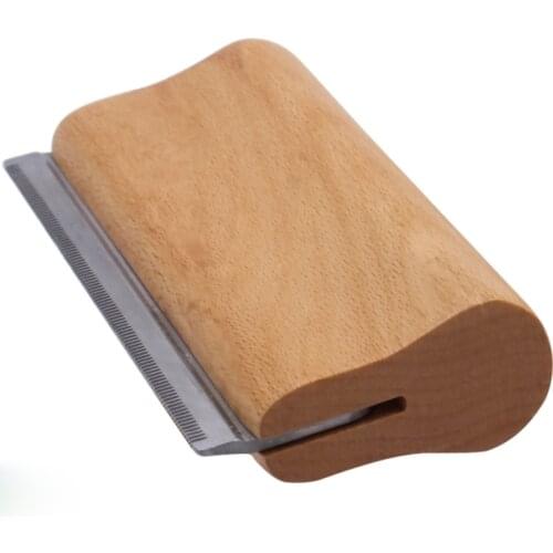 Wooden Dog Comb Pet Cat Dog Hair Loss Grooming Tool Brush Hair Removal Machine Ergonomic Design Hair Brush Pet Grooming Supplies