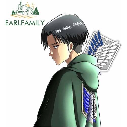 EARLFAMILY 13cm x 10.2cm for Anime Boy Car Stickers Vinyl Waterproof Motorcycle Anime Trunk Windshield Window JDM Vehicle Decal