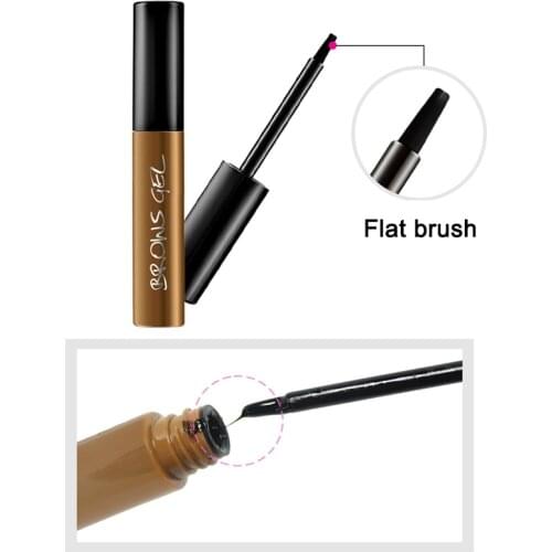 Eyebrow Pencil Eyebrow Pencil Tattoo Pencil Flat Brush Color Palette Gel Gel durable waterproof eye makeup