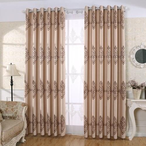 Cleon Modern Simple European Jacquard Shading Curtains for Living Room Bedroom Luxury Windows Curtain Customized Home Decoration