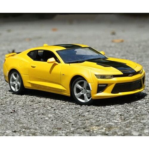 1:18 Scale 2016 Chevrolet Camaro Alloy Car Model Metal Diecast Toy Vehicle for Collection Ornaments Souvenir Display Gift