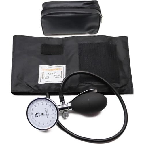 Medical Classic Professional Adult Blood Pressure Monitor BP Cuff Arm Aneroid Sphygmomanometer with Pressure Gauge Meter