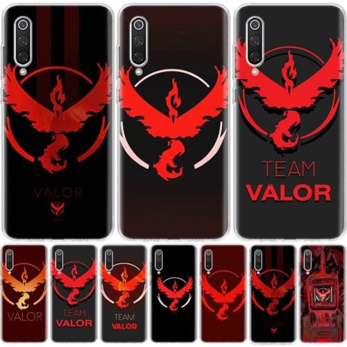 Fashion Elf go Team Valor Phone Case For Xiaomi Mi 11 9 8 A3 A2 A1 CC9 E 9T 10T Note 10 Lite F2 Pro F3 X3 6X 5X F1 Coque Cover