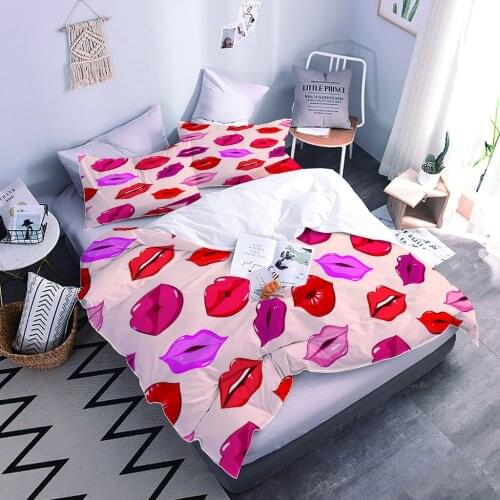 Cartoon Animals Bed Linens Duvet Covers Bed Linen Set Pillowcase Full Queen King Single Double Bedding Set 2/3 Piece Custom