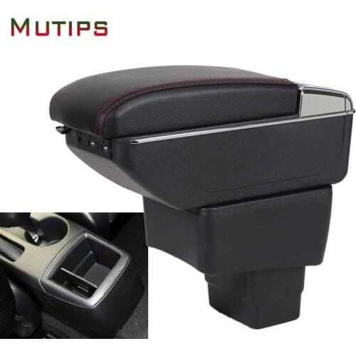 Mutips For Mazda CX-3 CX 3 CX3 armrest leather arm rest styling rise storage box decoration center console car accessories 2018
