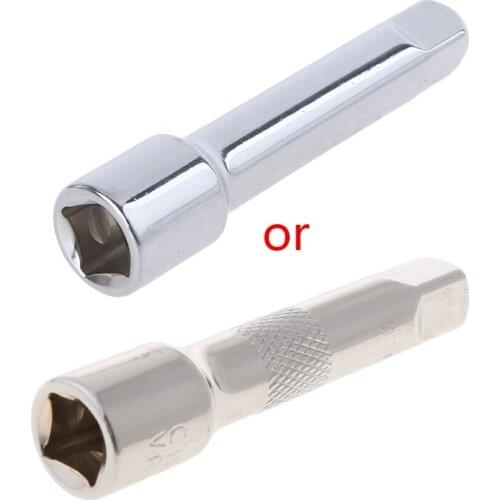 3/8" Long Short Drive Extension Bar Set Adapter Socket Ratchet Wrench Extender Connecting Rod Hand Adjustment Tools