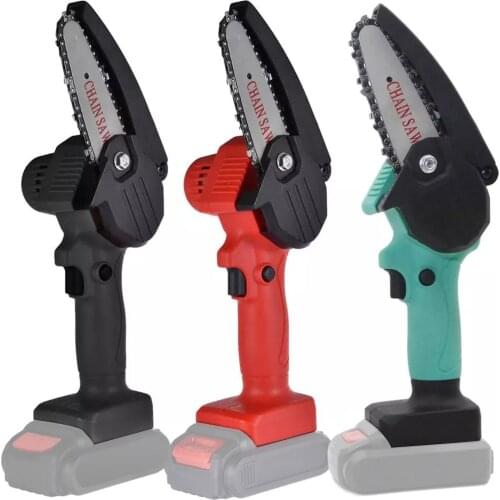 Portable Rechargeable Cordless Chainsaw for Wood Cutting Tree Pruning