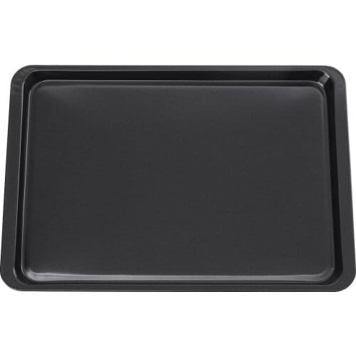 Rectangular Carbon Steel Non-stick Bread Cake Baking Tray Baking Tray Oven Black Baking Tray Diy Baking Pans for Kitchen 14 Inch