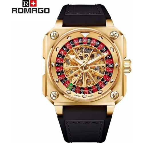 ROMAGO Mens Waterproof Watch