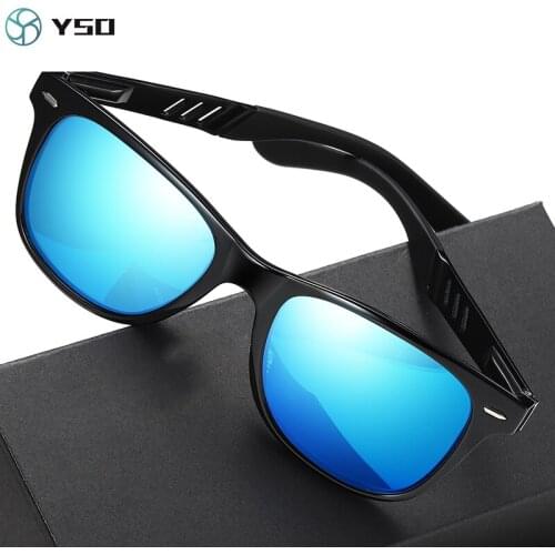 YSO Men Vintage Ultralight Aluminum Polarized Sunglasses Classic Brand Sun glasses Coating Lens Driving Eyewear For Men/Wome