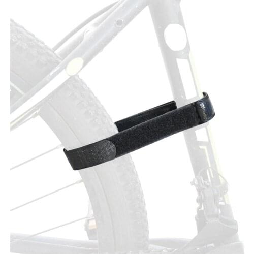 Bicycle Wheel Fixed With Wheel Stability, With Wheel Anti-skid Rope Used To Keep The Wheel From Rotating, The Bicycle Frame Is