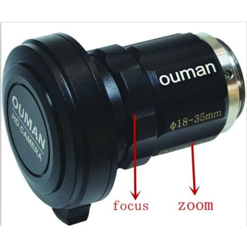 High Quality F=18-35 endoscope C mount optic fiber coupler adapter