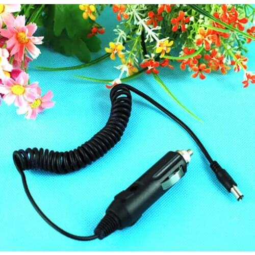 1pcs New DC 12V 5.5 X 2.1mm Car Auto Vehicle Charger Power Adapter Cord Black Cables and Adapters