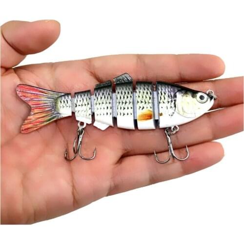1PCS Fishing Lure Multi Jointed Hard Bait 18g Lifelike joint bait Wobblers 6 Segments Swimbait Fishing Lure Crankbait