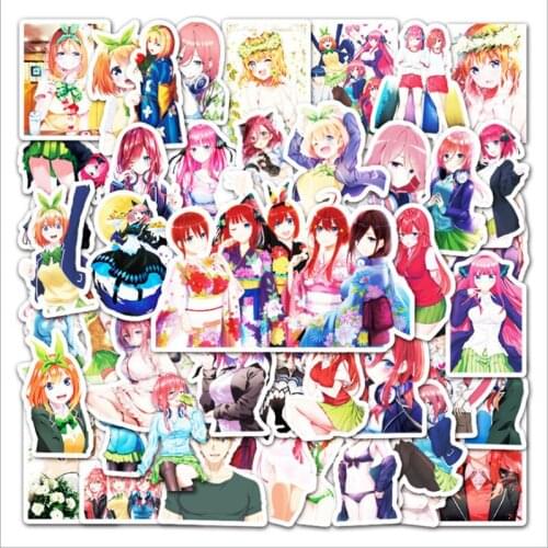 10/30/50Pcs/Set Japanese anime bride For Snowboard Laptop Luggage Fridge Car- Styling Vinyl Decal Home Decor Stickers