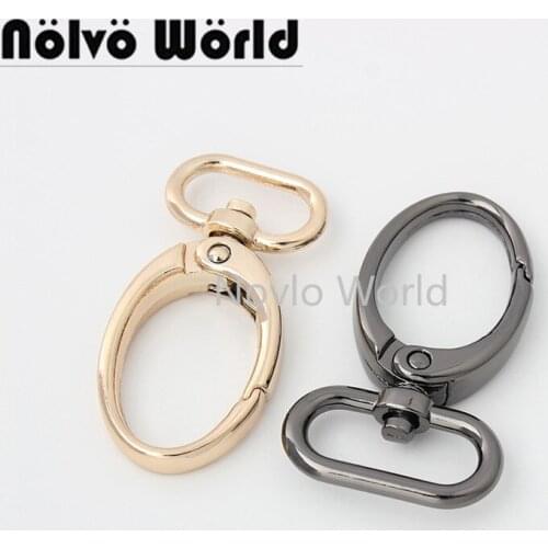 10-50 pieces 5 colors 3/4" 1" fat and lovely new products metal snap hook swivel buckle for woman handbag bag fitting