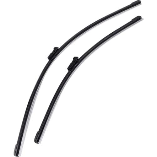 2PCS Car Front Wiper Blade Kit Windshield Wiper Strip for Volvo V70 MK3 2008-2016