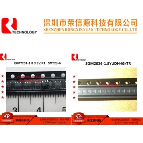 20 pcs EUP7201-1.8/3.3VIR1 NH7YF1 NH EUP7201 SOT23-6 SGM2036-1.8YUDH4G/TR I0 UTDFN-1×1-4L SGM2036 SGM2036-1.8YUDH4G New original