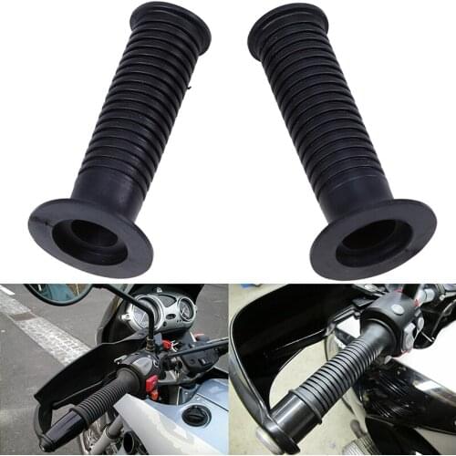 22mm 7/8" Black Rubber Motorcycle Handlebar Hand Grips Cover Dirt Bike For BMW Motocross protaper Grips Hand Grip Cafe Racer
