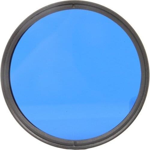 72MM Accessory Complete Full Color Special Filter For Digital Camera Lens Blue