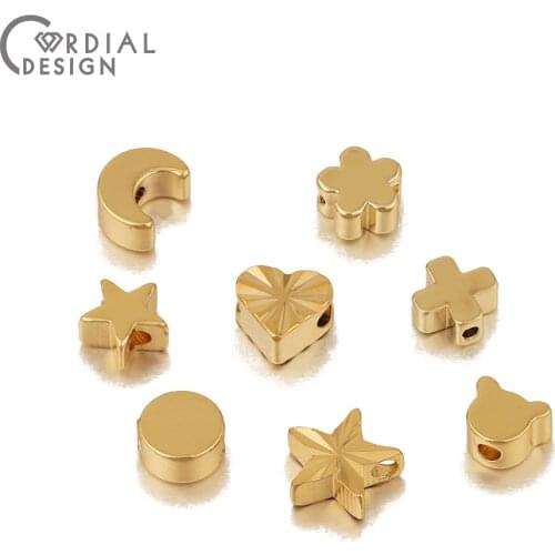 Cordial Design DIY Jewelry Accessories/Spacer Bead/Hand Made/Genuine Gold Plating/Cooper Loose Bead/Jewelry Findings & Component