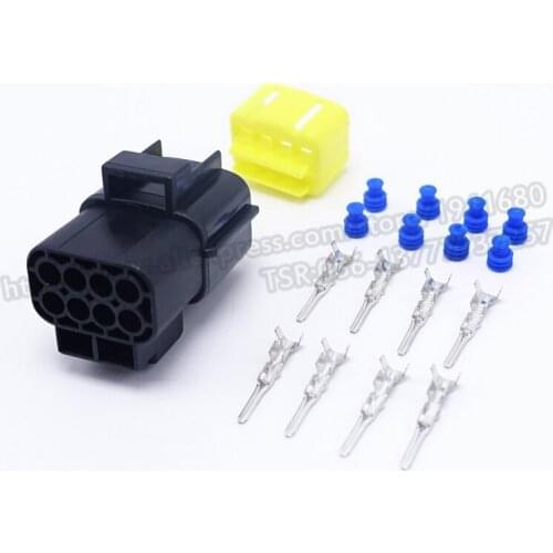 AMP 1.8 series Eight Pins Waterproof Car Connector Plug Car Boot Adapter Connecters