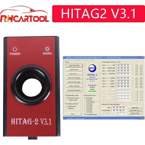 OBD2 Car accessories HITAG2 V3.1 ak90 for bmw key programmer HiTag2 programmer hitag 2 HITAG-2 V3.1 Key Programmer Free Shipping