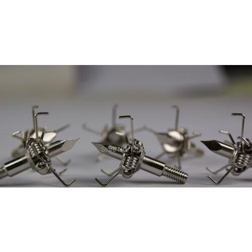 Free shipping 100 grain 6 pcs/lot Judo broadhead for small game archery bow outdoor