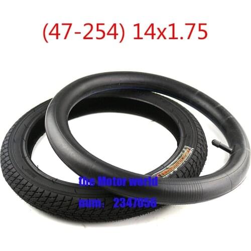 Free shipping 14X1.75(47-254) 14 inch tyre and inner for Bicycle Tire BMX Kids Bikes Ultralight Folding Bike