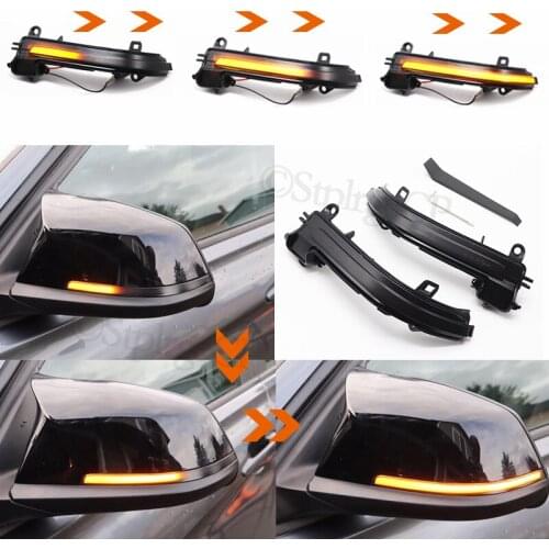 For BMW F20 F21 F22 F23 F30 F31 F32 F33 F34 X1 E84 F36 i3S F87 M2 1 2 3 4 Series Dynamic turn signal LED rearview mirror flash
