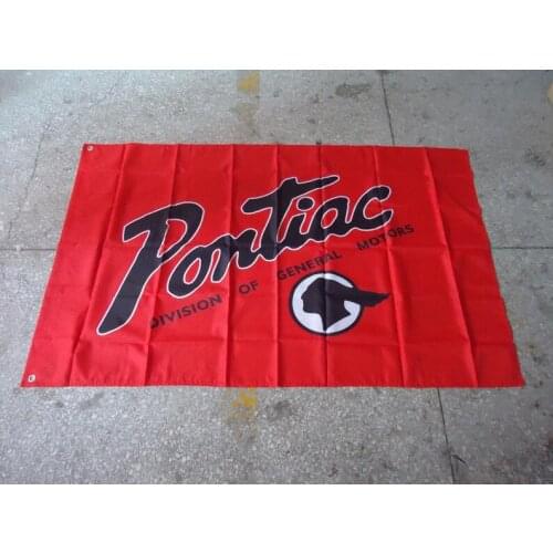 For pontiac racing flag , can custom print file,90X150CM size,100% polyster,pontiac banner