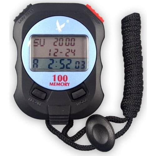 Shipping stopwatch timer stopwatch PC100A 100 Tenfu running track and field referee function countdown