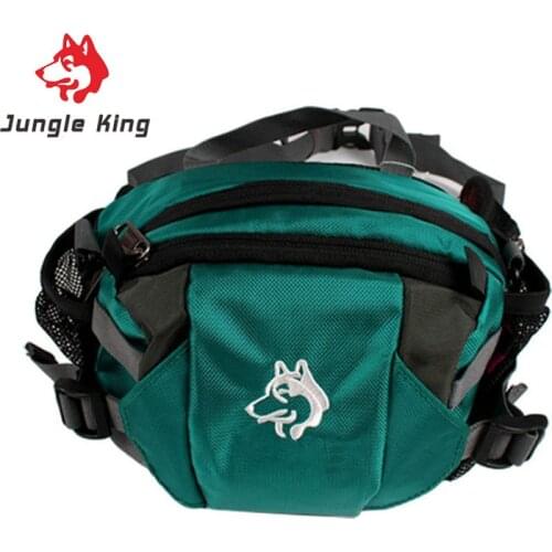 Jungle King New high-quality genuine outdoor sports nylon purse printing 8L running personal high-end riding purse riding a bag