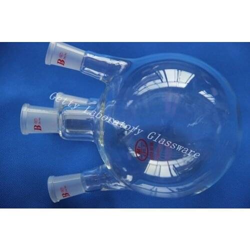 3000mL 4-neck Round bottom flask , 3L four neck, 24/40 joint,heavy wall (Borosilicate glass 3.3 material)