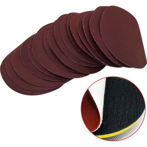YEODA Superior Quality 20pcs 4 Inch 100mm Round Sandpaper Sheets Grit 60-2000 Hook And Loop Disc For Sand Paper