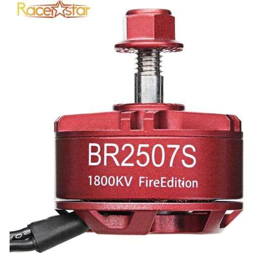 1 / 4PCS Racerstar 2507 BR2507S Fire Edition 1800KV 2400KV 2700KV 3-6S Brushless Motor For RC Model Multicopter Frame Kit Accs