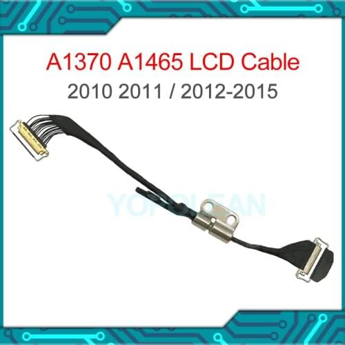 Original For Macbook Air 11" A1370 A1465 LCD LED LVDs Display Screen Cable w/ Left Hinge 2010 2011 2012 2013 2014 2015 Year