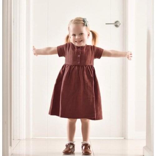 Girl Dress Toddler Kids Baby Girls Half Sleeve Dress Princess Party Tutu Dresses Clothes Childrens Clothing Girl Dress