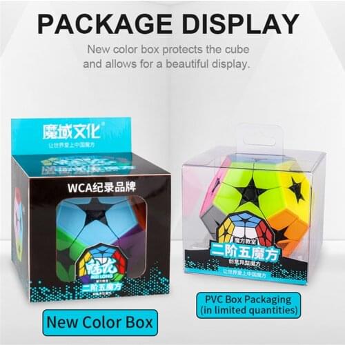 Moyu Meilong 2x2 Megaminx Cube Speed Stickerless Magic Cubes Professional Puzzle Adults Puzzles for kids Cubo Magico Boy Toys
