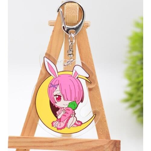 WL0730 RE:Zero Keychain Anime Keyring Accessories