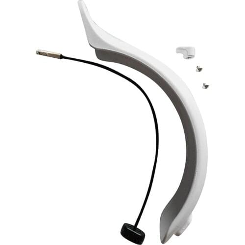 Rear Mudguard Fender+Taillight for Xiaomi M365 Electric Scooter Brake Light Taillight+Mudguard Fender+Hook,White