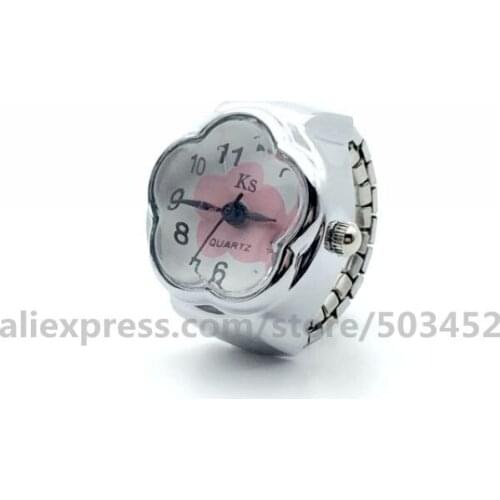 100pcs/lot 106 New Fashion женские часы Wholesale Ring Clock Business Reloj For Women Fashion Alloy Cute Watches