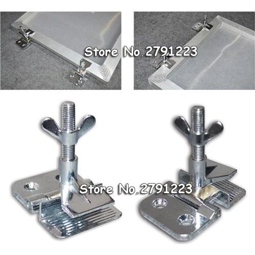 2pcs Screen Printing Butterfly Clamp /Hinge Clamp DIY Printing Tool Screen Press