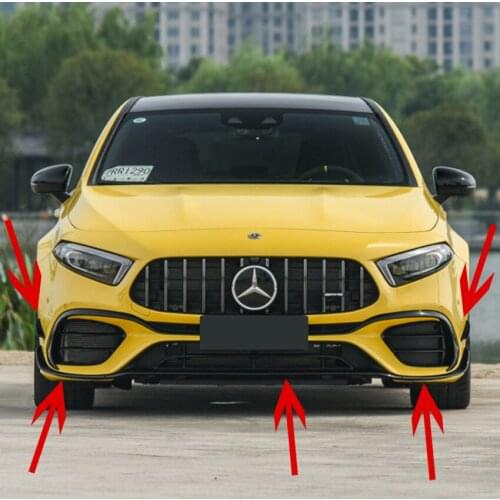 2021 Fit For Modification Air Knife Exterior Decoration the Front Bar of Mercedes Benz Class a W177 A45 Amg