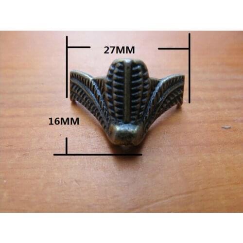 50pcs 27mmX16mm mini metal box Feet